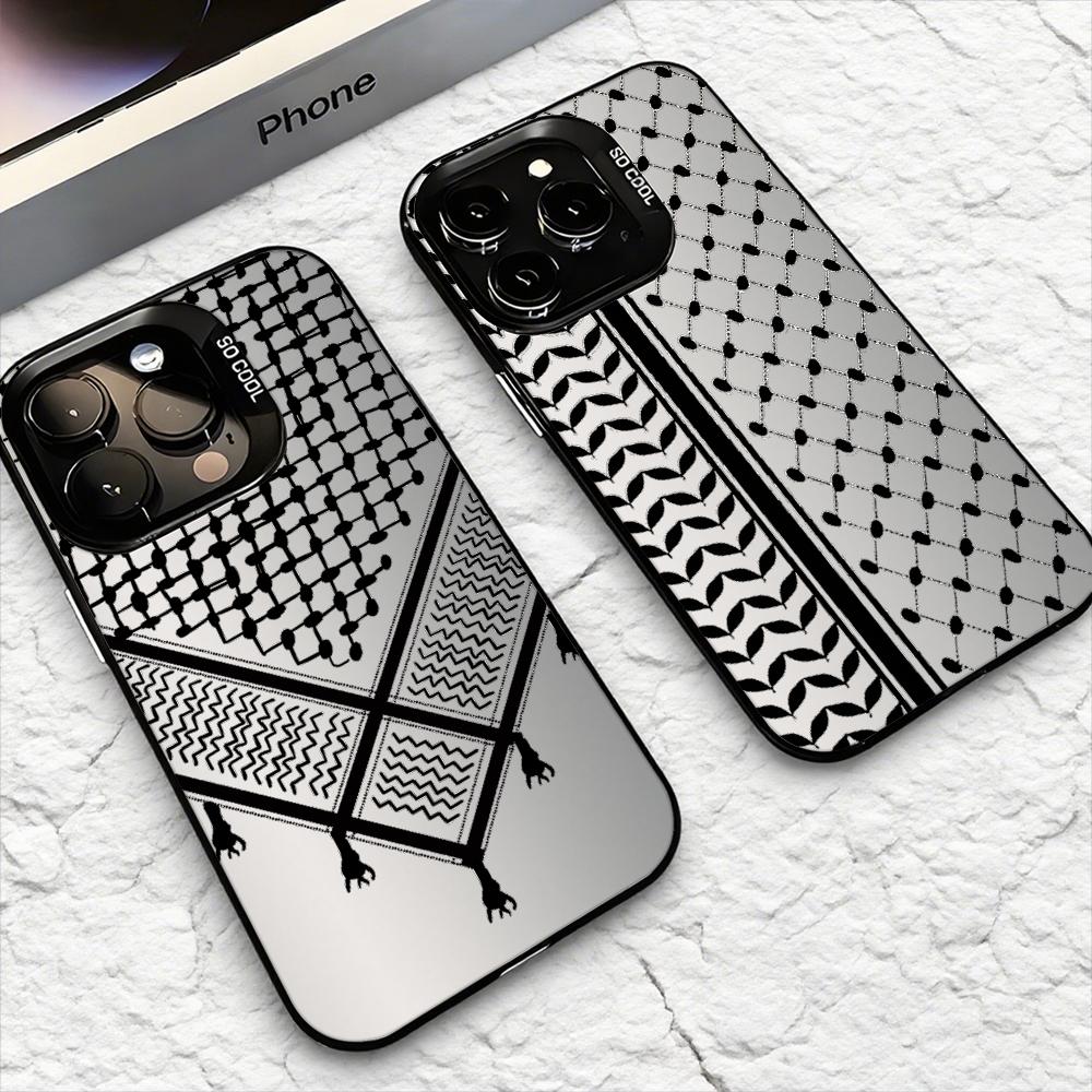 Phone Cases Popular - ケフィエ・パレスチナ柄 iPhoneケース iPhone 17 16 15