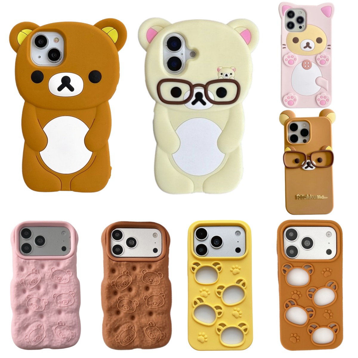 Phone Cases Cute Iphone 13 - とても可愛い3DカートゥーンテディベアのiPhoneケース（iPhone 17、16、15、14、13 Pro Max対応）、Y2kキッズギフト、中空デザインのソフトシリコンカバー
