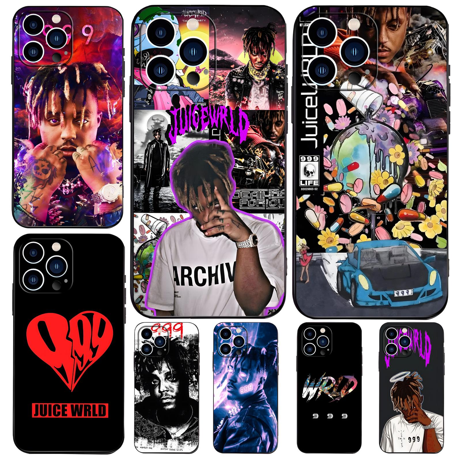 Phone Cases Popular - ジュースクール999ワールドファッションデザインins風iPhoneケース iPhone17/16/16e/15/14/13/12Plus/Mini/Pro/Max対応 耐衝撃 ソフトブラックケース