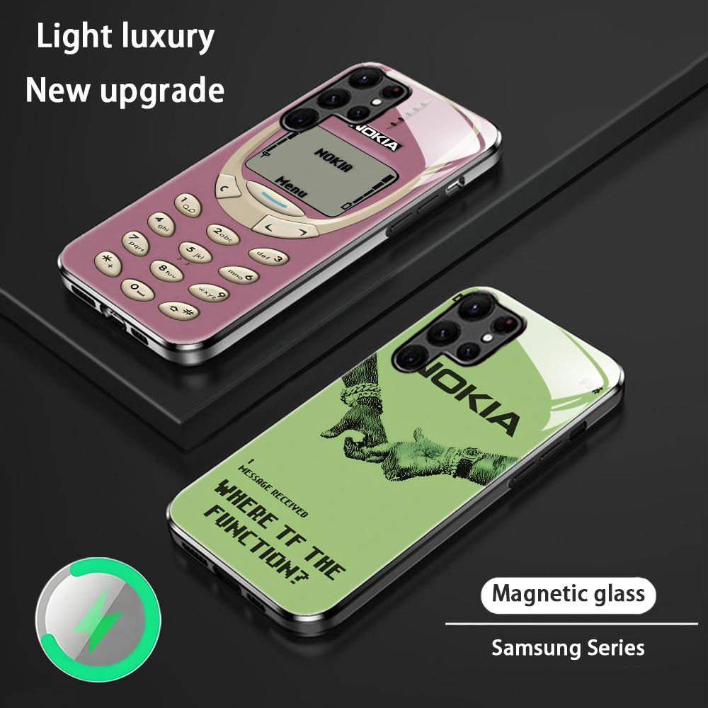 Phone Cases Popular - クールなN-Nokiaes-sブランドのスマホケース、Samsung S26 S25 S24 S23 S22