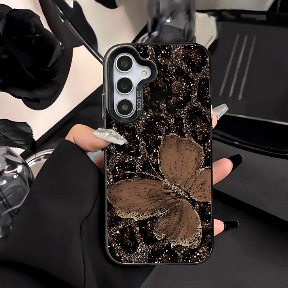 Phone Cases For Samsung A14 - ハードIMDレオパードケース Samsung S26 Ultra S25 S24