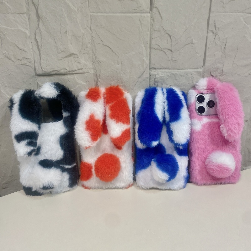 Phone Cases Cute Iphone 13 - 可愛いウサギデザインのふわふわスマホケース iPhone 17 16 15 14