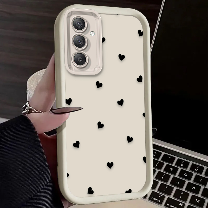 ブラックラブハートボウノットケース Samsung Gala - Phone Cases For Samsung A14 のレビューと価格