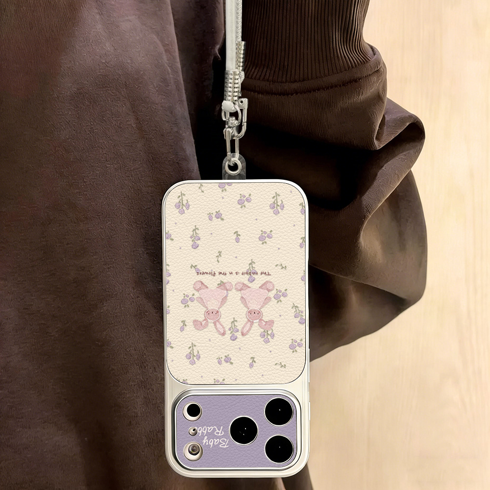 かわいいウサギ柄PUレザー製iPhoneケース（iPhone - Phone Cases Cute Iphone 13 のレビューと価格