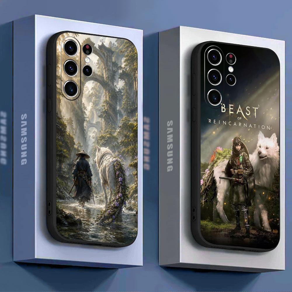カートゥーンクールな転生の獣柄スマホケース、サムスンギャラク - Phone Cases For Samsung Galaxy のレビューと価格