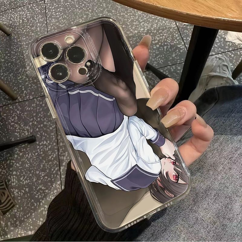 かわいいアニメJK制服女子スマホケース iPhone 11  - Phone Cases Jjk のレビューと価格