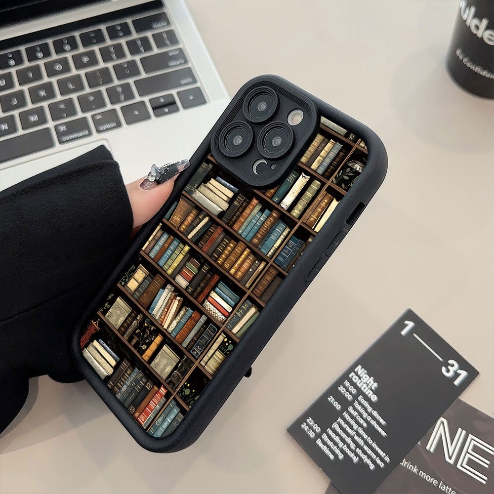 ブックシェルフ型クリエイティブパターンのiPhoneケース  - Phone Cases Otterbox のレビューと価格