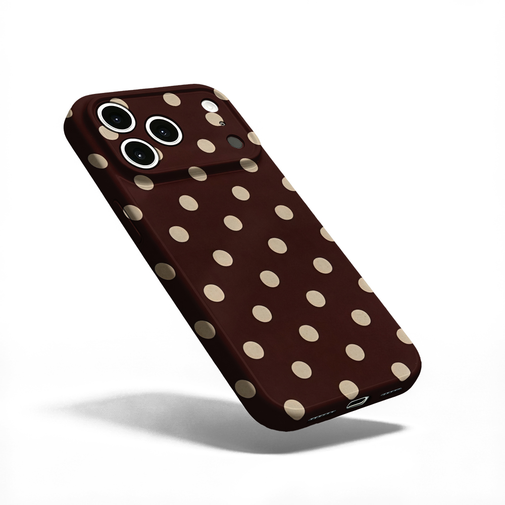 ヴィンテージポルカドットプリントのiPhoneケース（iPh - Phone Cases Vintage のレビューと価格