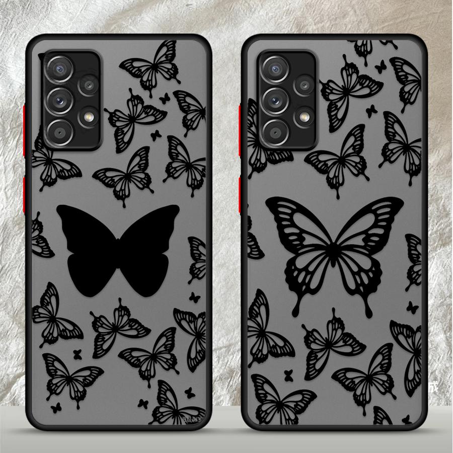 ブラックバタフライフォンカバーケース サムスンギャラクシーA - Phone Cases For Samsung A14 のレビューと価格