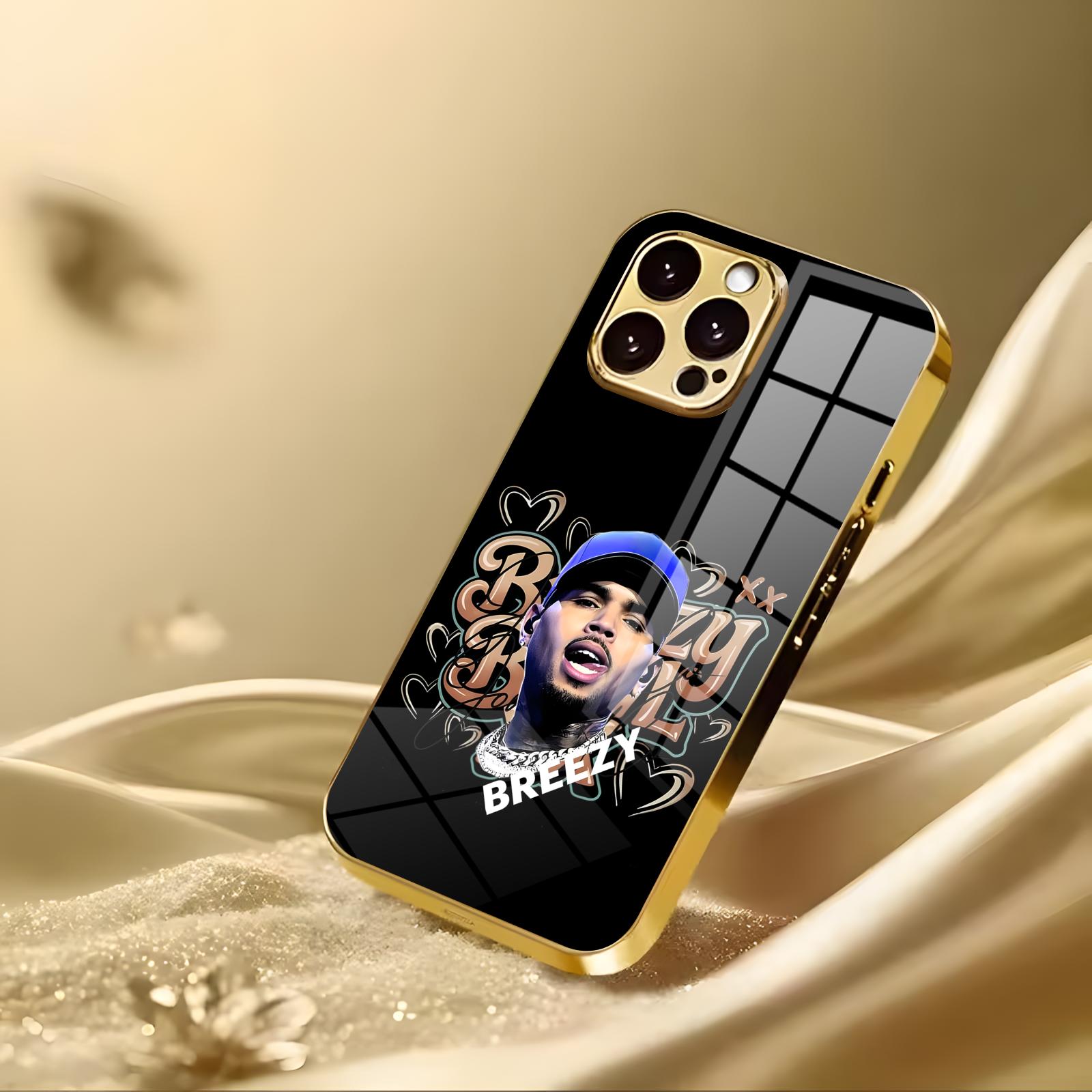 ラッパークリス・ブラウン「Breezy」iPhone17/1 - Phone Cases Brown のレビューと価格