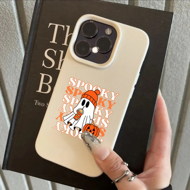 かわいいハロウィンゴーストとパンプキン柄のiPhoneケース - Phone Cases Cute Iphone 13 のレビューと価格