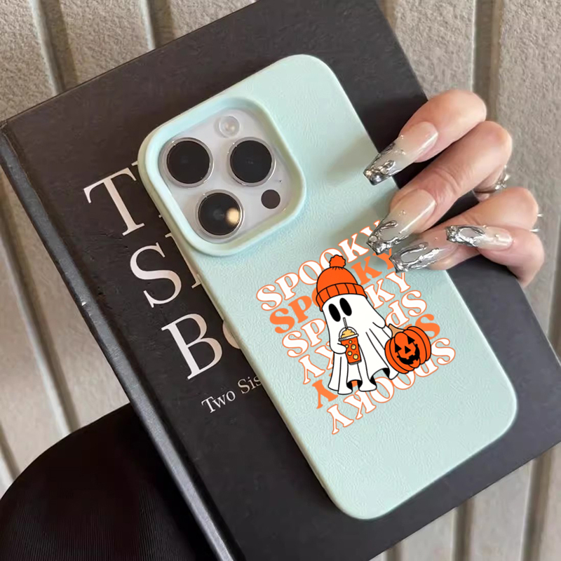 かわいいハロウィンゴーストとパンプキン柄のiPhoneケース - Phone Cases Cute Iphone 13 のレビューと価格