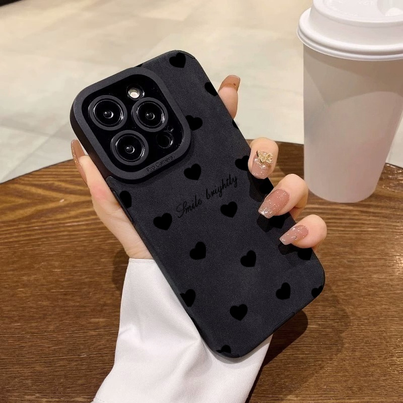 新しい高級ブラックラブハート型iPhoneケース iPhon - Phone Cases Otterbox のレビューと価格
