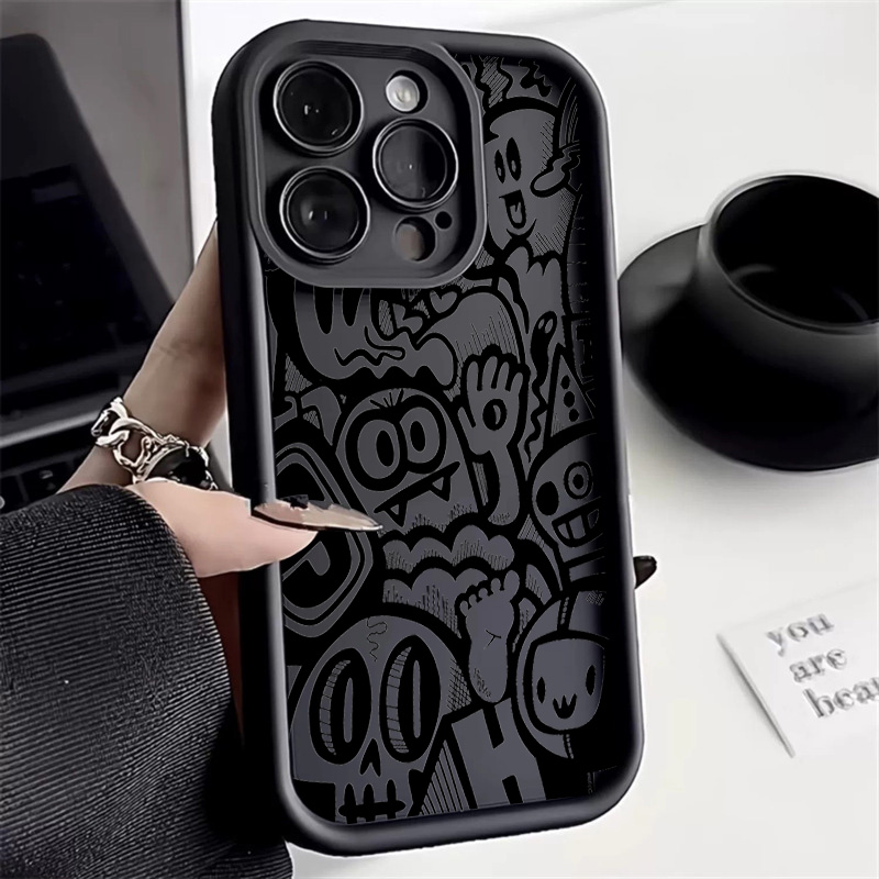ブラックグラフィティデザインのiPhoneケース iPhon - Phone Cases Otterbox のレビューと価格