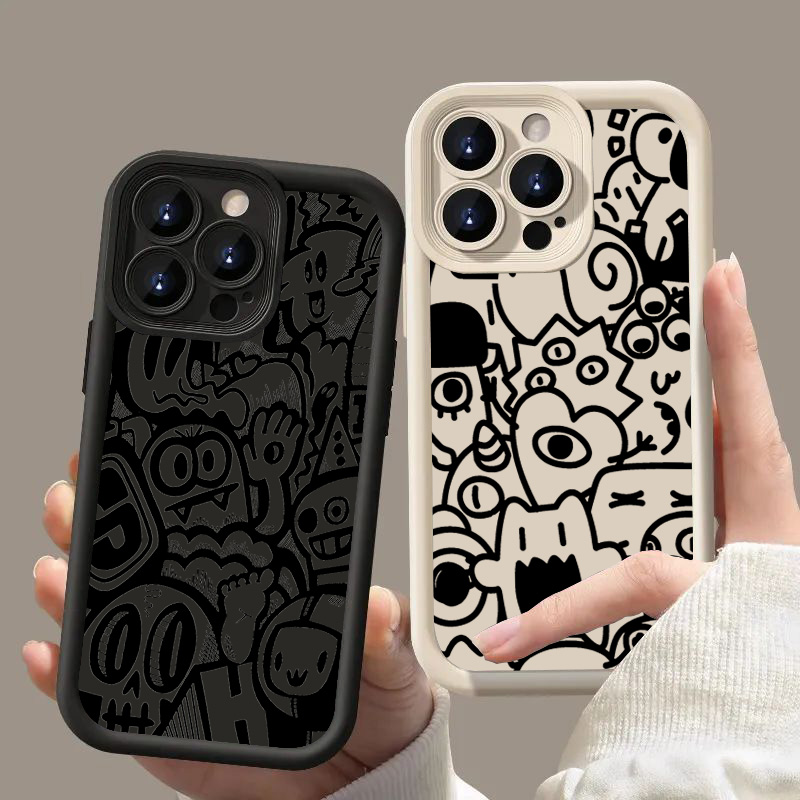 ブラックグラフィティデザインのiPhoneケース iPhon - Phone Cases Otterbox のレビューと価格
