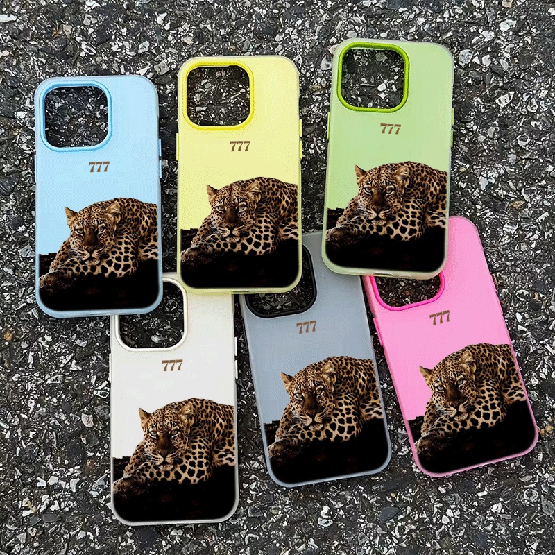 クールなレオパード柄の「777」デザインのiPhone用バン - Phone Cases Otterbox のレビューと価格