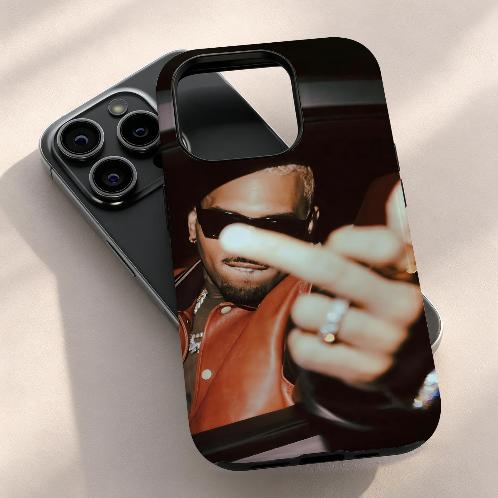 ラッパー、クリス・ブラウンの「ブリージー」デザインのiPho - Phone Cases Brown のレビューと価格