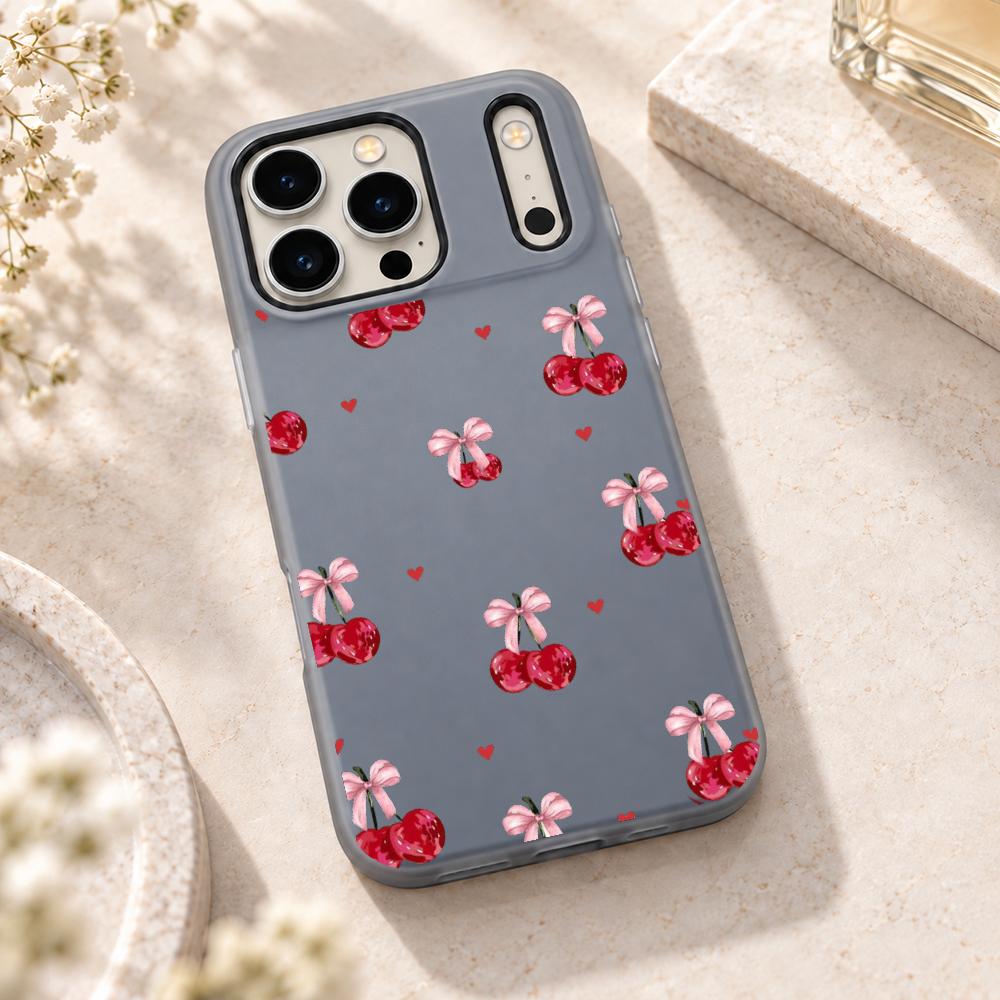 かわいいピンクのハート柄のリボンが付いたiPhone用ケース - Phone Cases Cute Iphone 13 のレビューと価格