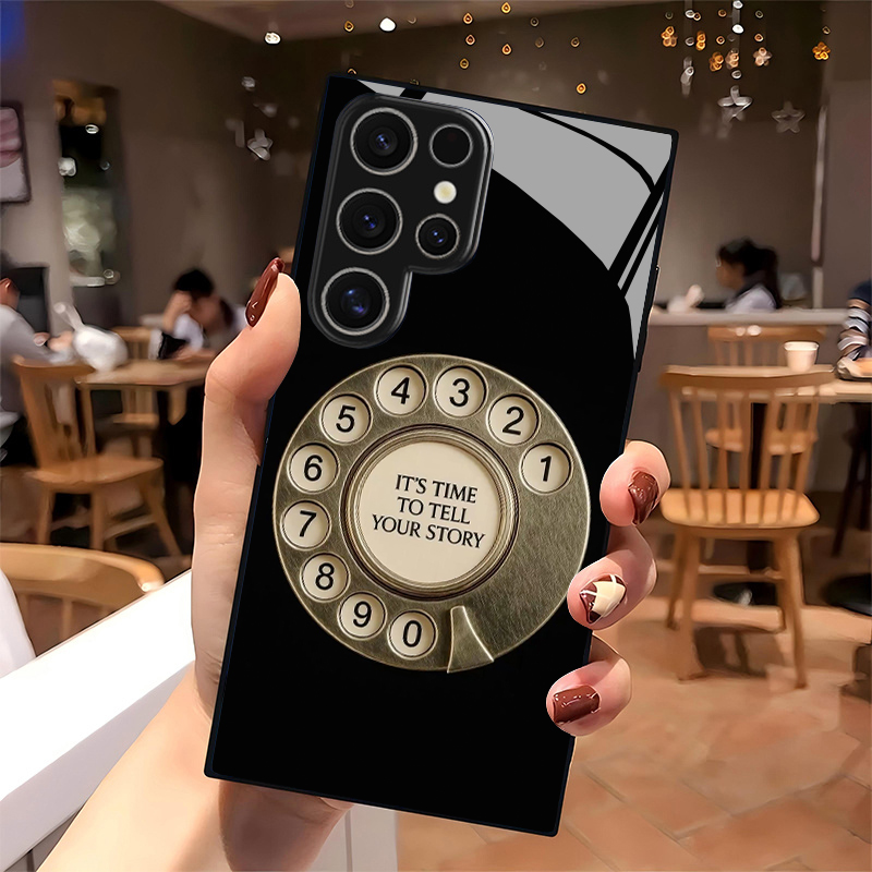 2Dダイヤルパッドパターンのヴィンテージ風スマホケース Sa - Phone Cases Vintage のレビューと価格