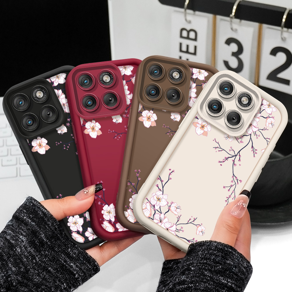 春の花電話ケースモトローラエッジ 70 60 50 40 プ - Phone Cases Motorola Edge 2025 のレビューと価格
