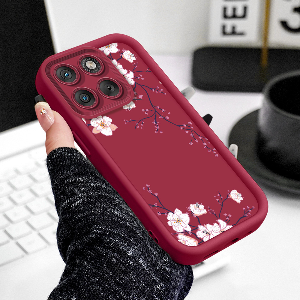 春の花電話ケースモトローラエッジ 70 60 50 40 プ - Phone Cases Motorola Edge 2025 のレビューと価格