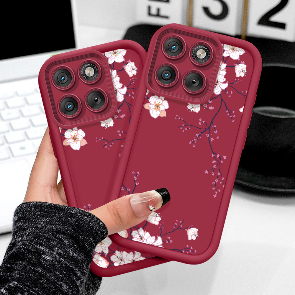 春の花電話ケースモトローラエッジ 70 60 50 40 プ - Phone Cases Motorola Edge 2025 のレビューと価格