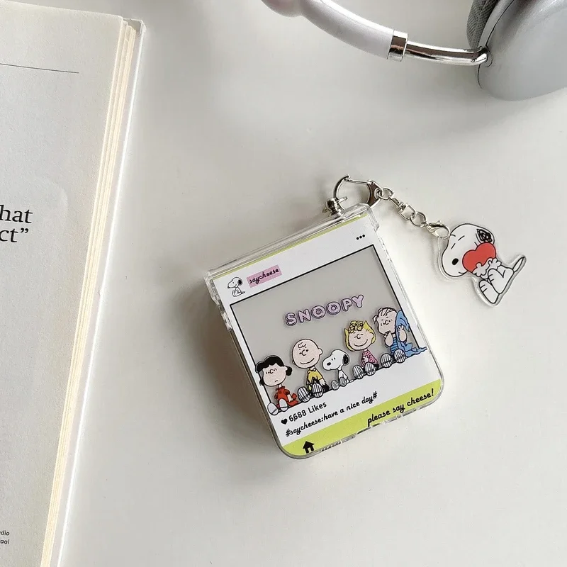 かわいい漫画スヌーピーチャーリーブラウン透明電話ケース サム - Phone Cases Brown のレビューと価格