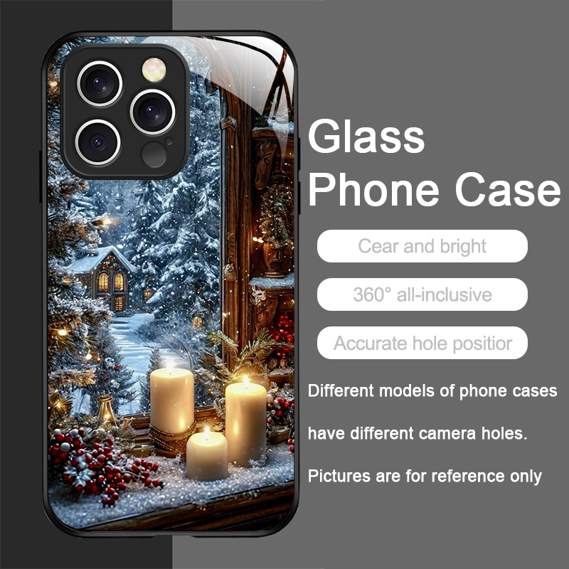 クリスマスツリー ギフト 雪景色 クリエイティブ スマホケー - Phone Cases Otterbox のレビューと価格