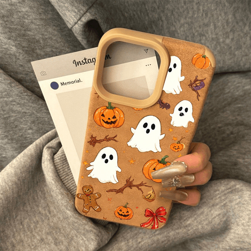 ハロウィーンのキュートなカボチャと幽霊のデザインのiPhon - Phone Cases Cute Iphone 13 のレビューと価格