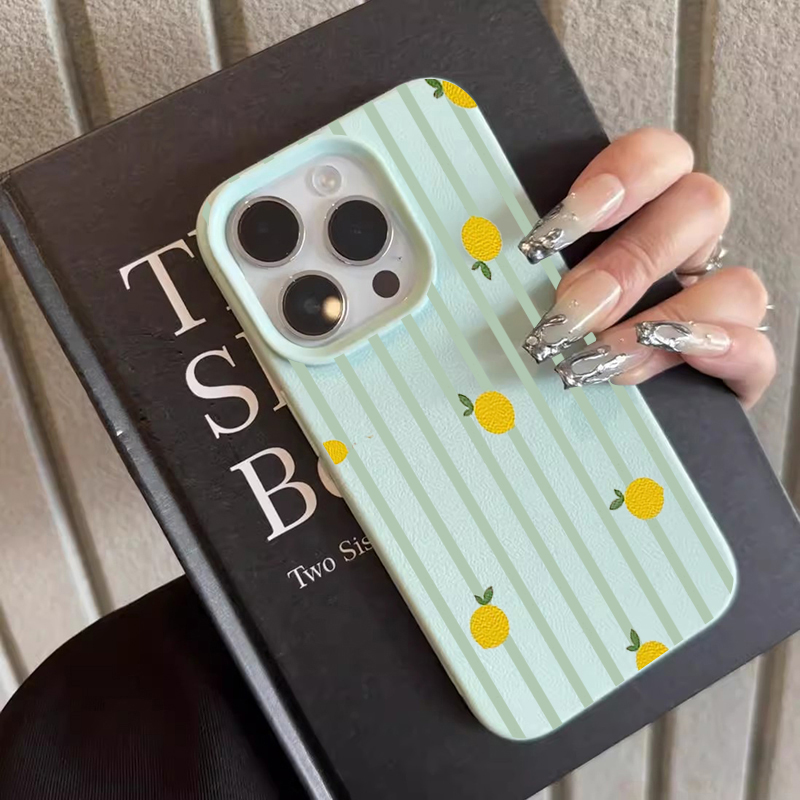 耐衝撃性のある可愛いレモン柄シリコン製iPhoneケース（i - Phone Cases Cute Iphone 13 のレビューと価格