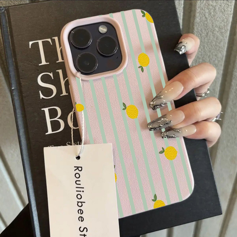 耐衝撃性のある可愛いレモン柄シリコン製iPhoneケース（i - Phone Cases Cute Iphone 13 のレビューと価格