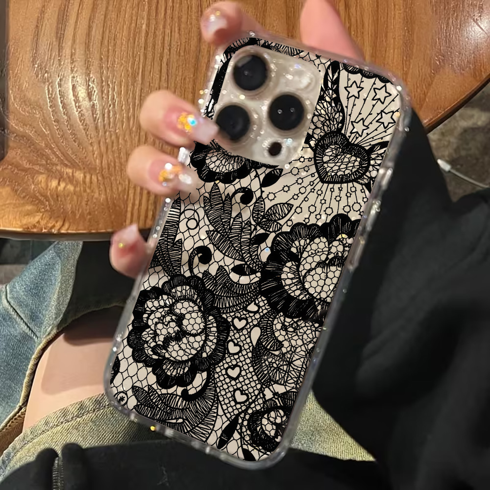 レースフラワー柄INSクリアスマホケース iPhone 17 - Phone Cases Arc のレビューと価格