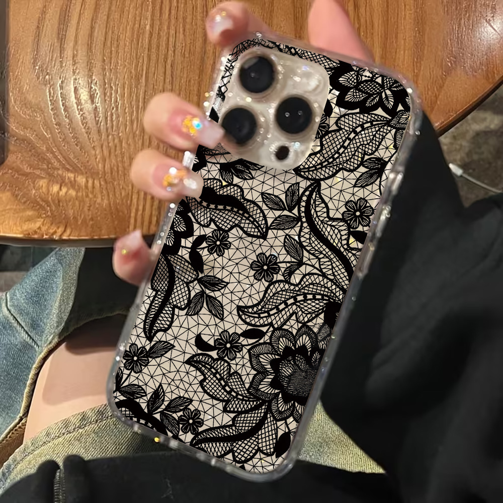 レースフラワー柄INSクリアスマホケース iPhone 17 - Phone Cases Arc のレビューと価格
