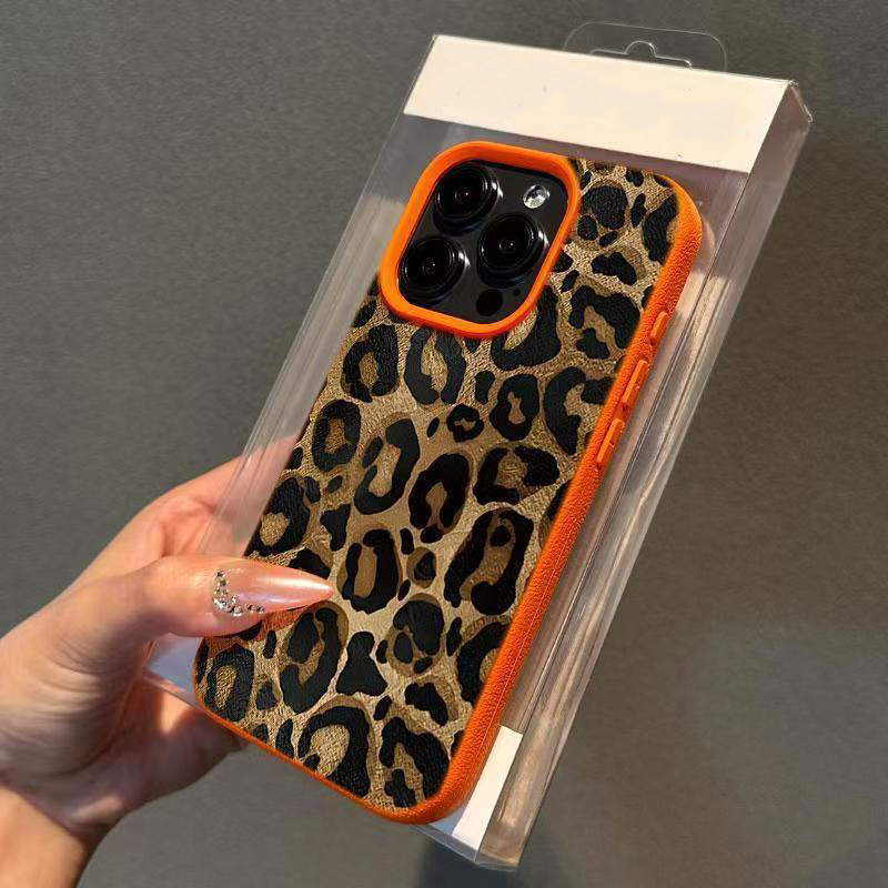 INSブラウンレオパードプリントフォンケース iPhone  - Phone Cases Brown のレビューと価格