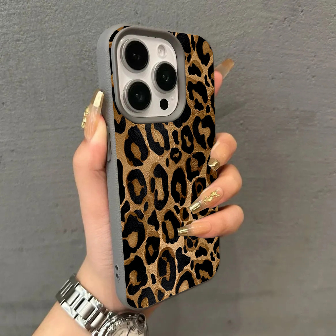 INSブラウンレオパードプリントフォンケース iPhone  - Phone Cases Brown のレビューと価格