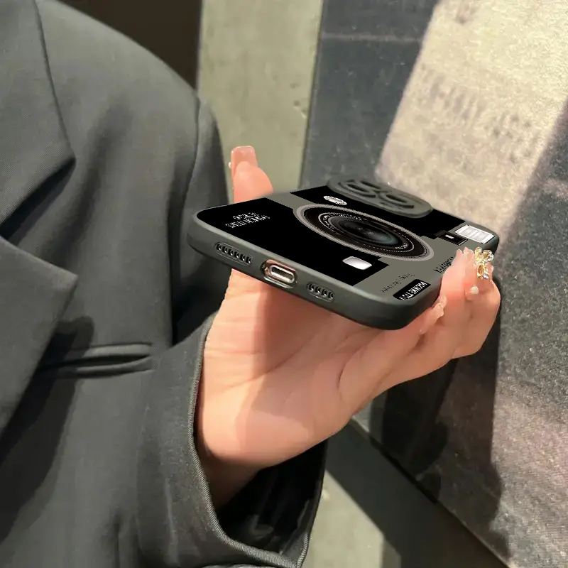 ヴィンテージカメラデザイン シリコン製ソフトTPUスマホケー - Phone Cases Vintage のレビューと価格