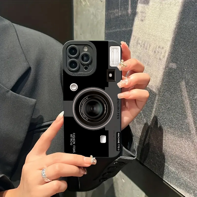 ヴィンテージカメラデザイン シリコン製ソフトTPUスマホケー - Phone Cases Vintage のレビューと価格