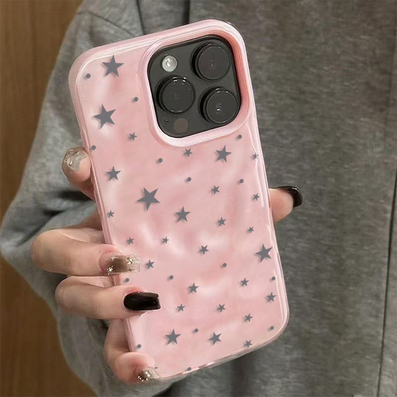 ミニマリストで可愛いスターウェーブテクスチャのiPhoneケ - Phone Cases Cute Iphone 13 のレビューと価格