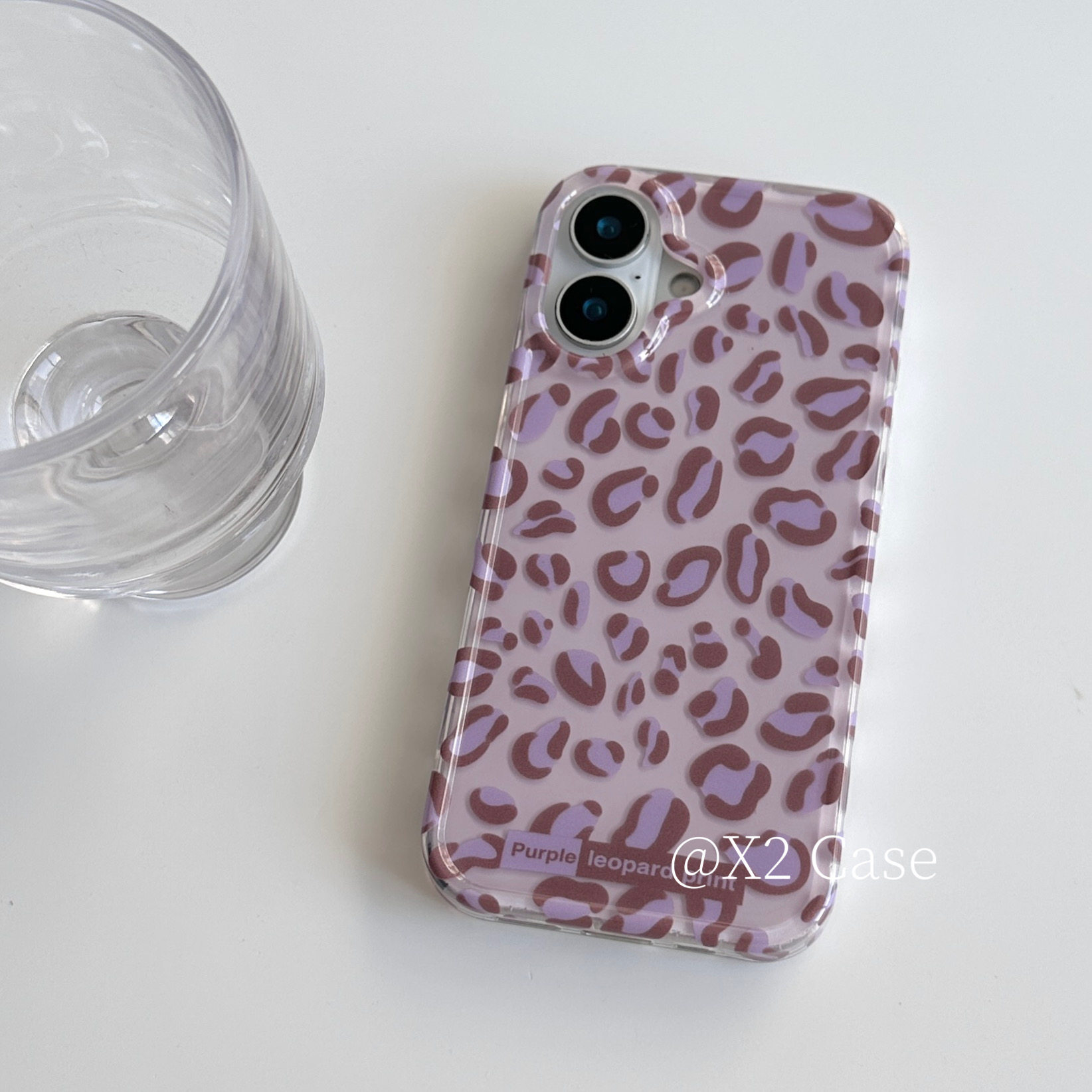 スパイシーガールスタイルのライトパープルレオパードプリントの - Phone Cases Purple のレビューと価格