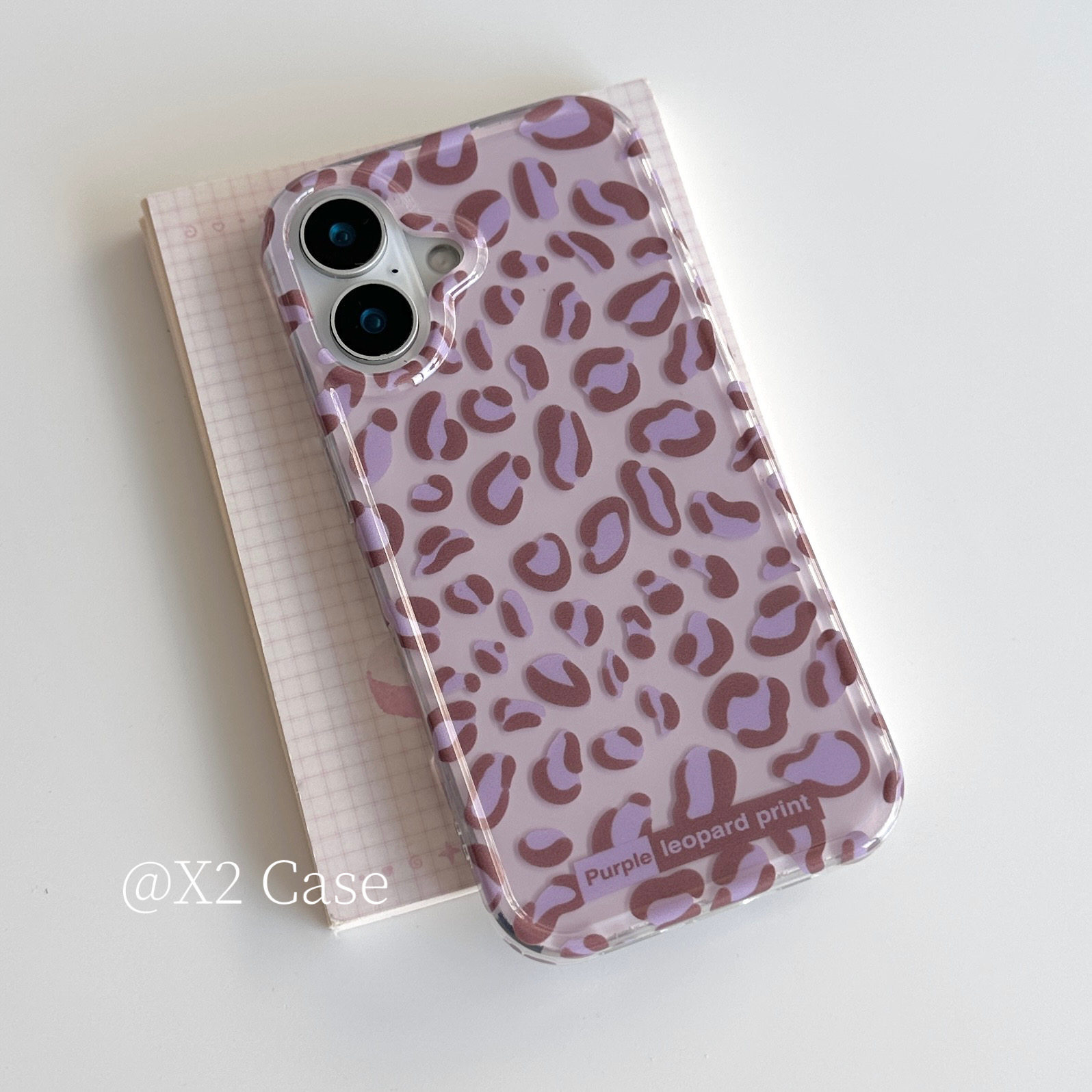 スパイシーガールスタイルのライトパープルレオパードプリントの - Phone Cases Purple のレビューと価格